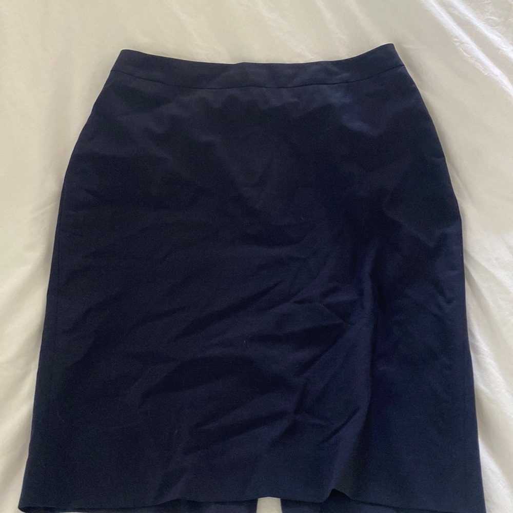 Banana Republic navy pencil skirt
